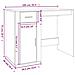 Scrivania Nero 100x49x75 Cm In Legno Multistrato - Foto miniatura 9