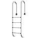 Scala Per Piscina 54x38x184,5 Cm Acciaio Inox 304 - Foto miniatura 2