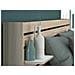 Letto 140 X 190/200 Cm Con Vani Portaoggetti Naturale - Tenalia Ii - Foto miniatura 4