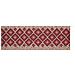 Tappeto Passatoia In Tessuto Jacquard Linea Emozioni Disegno Oasi Rosso 57x180 Rosso - Foto miniatura 3