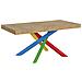 Tavolo Allungabile 90x180/440 Cm Volantis Telaio Gambe 4 Colori (b) - Quercia Natura - Foto miniatura 6