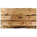 Piano Tavolo Bordi Vivi 110x60x2,5 Cm Legno Di Mango Grezzo - Foto miniatura 1