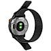Cinturino Per Orologio (20 Mm) Per Garmin Fenix 7s / 6s / 5s, Samsung Galaxy Watch Black - Foto miniatura 1