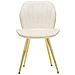 Sedia Paris Space Crema /gold Set 2 Pz Cm 46x58x77 - Foto miniatura 2