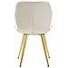 Sedia Paris Space Crema /gold Set 2 Pz Cm 46x58x77 - Foto miniatura 4