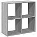 Libreria Divisorio Grigio Sonoma 69,5x29x69,5 Cm In Truciolato - Foto miniatura 2