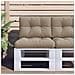 Cuscini Per Pallet 2 Pz Tortora In Tessuto - Foto miniatura 1