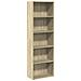 Libreria Rovere Sonoma 60x30x189 Cm In Legno Multistrato - Foto miniatura 2