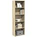 Libreria Rovere Sonoma 60x30x189 Cm In Legno Multistrato - Foto miniatura 1