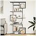 Libreria Grigio Sonoma 92x29x188 Cm In Legno Multistrato - Foto miniatura 1