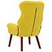 Poltrona Rilassante in Velluto Giallo - Foto miniatura 6