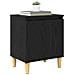 comodino rovere nero rovere nero legno ingegnerizzato - Foto miniatura 3