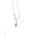 Collana Lunga, Design Argento, Placcato Ottone, 80 Cm - Foto miniatura 4