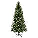 Albero di Natale artificiale con 300 LED Verde 240 cm PE e PVC - Foto miniatura 3