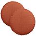 Cuscini per Seduta 2 pcs Rosso Arancio Ø 30 cm Tessuto in Cords - Foto miniatura 1