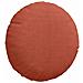 Cuscini per Seduta 2 pcs Rosso Arancio Ø 30 cm Tessuto in Cords - Foto miniatura 5