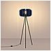 Lampada Da Terra Mula 45 Navy Sl. 1865 - Moderno Lampada Da Terra Blu Navy /nero 134x45x45 Cm - Foto miniatura 4