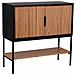 Credenza 2 Ante Legno E Metallo 100x40x100h Cm - Foto miniatura 1