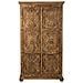 Armadio In Legno Fatto A Mano Marrone 102x44x183h - Foto miniatura 2