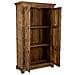 Armadio In Legno Fatto A Mano Marrone 102x44x183h - Foto miniatura 3