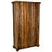 Armadio In Legno Fatto A Mano Marrone 102x44x183h - Foto miniatura 6