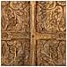 Armadio In Legno Fatto A Mano Marrone 102x44x183h - Foto miniatura 8