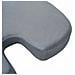 Cuscino per la seduta Grigio 47 x 37 x 8 cm Schiuma Memory - Foto miniatura 8