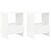 Scaffale per riviste 2 pcs Bianco 35 x 30 x 45 cm - Foto miniatura 1