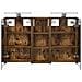 Set di Armadi da Bagno con lo scaffale 3 pcs 80 x 10,5 x 50 cm - Foto miniatura 7
