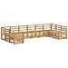 Set di divani da esterno 10 pcs Bianco 363 x 187,5 x 73 cm - Foto miniatura 1