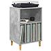 Supporto per Giradischi Grigio Cemento 47 x 39,5 x 74,5 cm - Foto miniatura 3