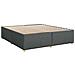 Letto box spring con materasso Grigio Scuro 200 x 200 cm - Foto miniatura 6