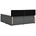 Letto box spring con materasso Grigio Scuro 200 x 200 cm - Foto miniatura 9