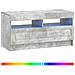 Mobile TV LED Grigio Cemento Legno ingegnerizzato - Foto miniatura 3