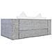 Divano a 2 Posti con Cuscini Grigio in Rattan Naturale 162 x 80 x 61 cm - Foto miniatura 4