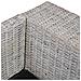 Divano a 2 Posti con Cuscini Grigio in Rattan Naturale 162 x 80 x 61 cm - Foto miniatura 6