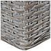 Divano a 2 Posti con Cuscini Grigio in Rattan Naturale 162 x 80 x 61 cm - Foto miniatura 7