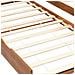 Divano Letto A Scomparsa Marrone Miele Legno Di Pino 90x200 Cm - Foto miniatura 5