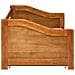 Divano Letto A Scomparsa Marrone Miele Legno Di Pino 90x200 Cm - Foto miniatura 6
