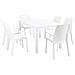 Caligola - Set Tavolo Fisso In Wicker Cm 150 X 90 Compreso Di 6 Sedute - Foto miniatura 1