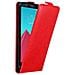 Custodia Compatibile Con Lg G4 In Rosso Mela - Coperchio Protettivo In Design Flip Con Chiusura Magnetica - Foto miniatura 4
