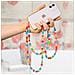 Collana Da Telefono Con Perle Multicolor E Cuori 110 Cm Collezione Lovely - Foto miniatura 2