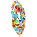Collana Da Telefono Con Perle Multicolor E Cuori 110 Cm Collezione Lovely - Foto miniatura 4