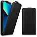 Custodia Compatibile Con Apple Iphone 13 Pro In Nero Carbone - Coperchio Protettivo In Design Flip Realizzato In Finta Pelle Liscia - Foto miniatura 6