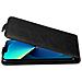 Custodia Compatibile Con Apple Iphone 13 Pro In Nero Carbone - Coperchio Protettivo In Design Flip Realizzato In Finta Pelle Liscia - Foto miniatura 8
