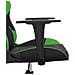 Sedia da Gaming Massaggiante Nero e Verde in Similpelle - Foto miniatura 6