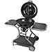 Barbecue a Carbone da Giardino FZG 1014  con Coperchio Termostato Colore Nero - Foto miniatura 2