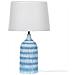 Lampada Da Tavolo Georgina Ceramica Blu - Foto miniatura 3