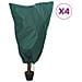 Coperture Con Coulisse Per Piante 4pz 70 G /m 0,8x0,8 M - Foto miniatura 1