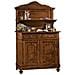 Madia Credenza Piattaia In Legno Arte Povera Tinta Noce L. 121 P. 51 H. 112 - Foto miniatura 1